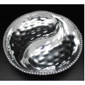 1169 - 2 SECTION BEADED CHIP AND DIP DENTED DESIGN 